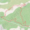 Trace GPS Croupatier - Grottes - Bornes - Télégraphe de Chappe, itinéraire, parcours