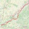 Trace GPS GR 3 : De La Chapelle-Saint-Mesmin (Loiret) à Lussault-sur-Loire (Indre-et-Loire), itinéraire, parcours