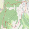 Trace GPS Yenne vers Mont Tournier, itinéraire, parcours