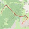 Trace GPS Combe suspendue sous le Roc d'Enfer - ski de rando, itinéraire, parcours