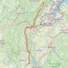 Trace GPS GR9 De Mijoux (Ain) à Yenne (Savoie), itinéraire, parcours