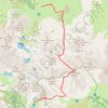 Trace GPS Pic d'Aulon et lacet du Garet depuis R. de Bastan, itinéraire, parcours