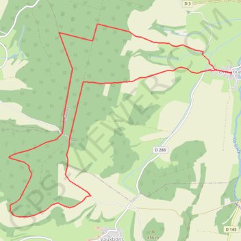 Trace GPS Sortie ormancey forêt circuit long, itinéraire, parcours