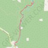 Trace GPS Johnston Canyon - Upper Falls, itinéraire, parcours