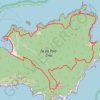 Trace GPS Port Cros-Sentier du Littoral, itinéraire, parcours