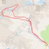 Trace GPS Le rocher Blanc depuis Rieu Claret, itinéraire, parcours