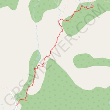 Trace GPS Deep Creek Hot Springs, itinéraire, parcours