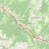 Trace GPS D'Ornans à Mouthier, itinéraire, parcours