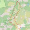 Trace GPS Montagne d'Arêt depuis Douch, itinéraire, parcours