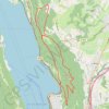 Trace GPS Croix de Meyrieu par col des Chambottes, itinéraire, parcours