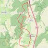 Trace GPS Courcelles en montagne Bois Lessus, itinéraire, parcours