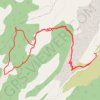 Trace GPS Massif de la Séranne - Pégairolles de Buèges - mas Neuf - menhir de Larret, itinéraire, parcours