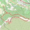 Trace GPS Le Mont Aurélien, itinéraire, parcours