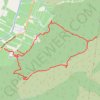 Trace GPS Sauvebonne - Saint-Michel - Les Bertrands - Hyères, itinéraire, parcours