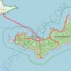Trace GPS Île de Porquerolles, itinéraire, parcours