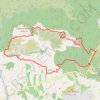 Trace GPS La Colle du Rouet par le Castel Diaou - Le Muy, itinéraire, parcours