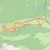 Trace GPS Mail de la Pique depuis Baren, itinéraire, parcours