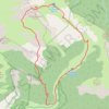 Trace GPS Vallon de Combeau boucle hauts plateaux du vercors, itinéraire, parcours