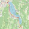 Trace GPS Marathon international du Lac d'Annecy, itinéraire, parcours