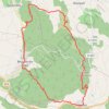 Trace GPS Mont Bouquet, itinéraire, parcours