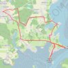 Trace GPS Randonnée à Sainte Helene, itinéraire, parcours