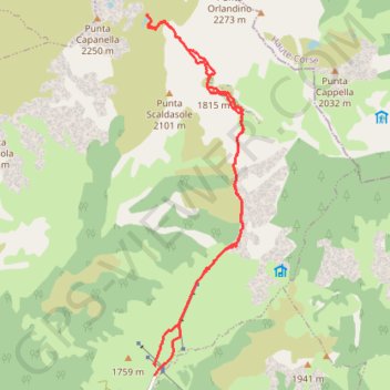 Trace GPS Lac de Vitalaca, itinéraire, parcours