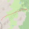 Trace GPS Lescun - Aval du col des Ourtets depuis le pla de Sanchèse, itinéraire, parcours