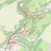 Trace GPS Au gré de mes pas - alentours Bomal - Belgique, itinéraire, parcours