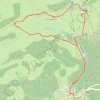 Trace GPS Col croix fry, itinéraire, parcours