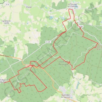 Trace GPS La Laurent Brochard, itinéraire, parcours