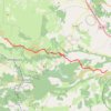 Trace GPS INRAE - Domaine expérimental La Fage to Canals, itinéraire, parcours