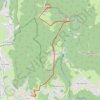 Trace GPS Croix du Nivolet, itinéraire, parcours