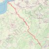 Trace GPS Via Francigena de Calais à Pontarlier, itinéraire, parcours