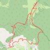 Trace GPS Montagne de Miélandre par Valouse en boucle par le col de Portalier, itinéraire, parcours