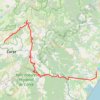 Trace GPS E10 Corte - Aléria -, itinéraire, parcours