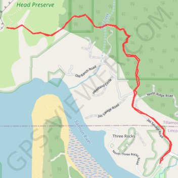 Trace GPS Cascade Head Viewpoint, itinéraire, parcours