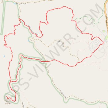Trace GPS Cuyamaca Peak Loop, itinéraire, parcours