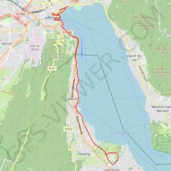 Trace GPS Semi-Marathon, itinéraire, parcours