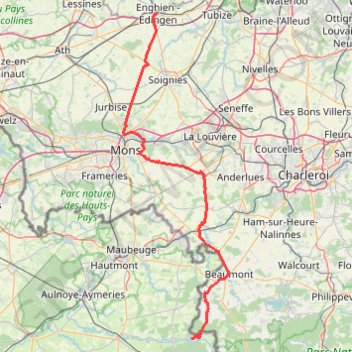 Trace GPS Val Joly Enghien, itinéraire, parcours