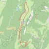 Trace GPS La Molière vers Lans en Vercors, itinéraire, parcours