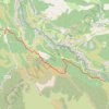 Trace GPS Le grand Marges Gorges du Verdon, itinéraire, parcours