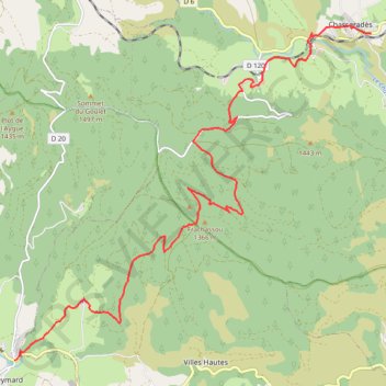 Trace GPS etape1-parcours_1545740, itinéraire, parcours