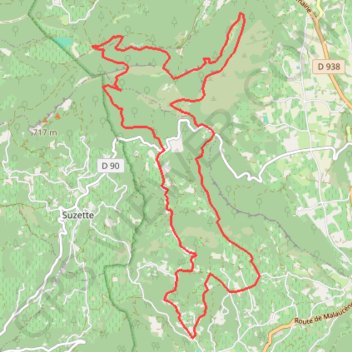 Trace GPS Cirque de Saint-Amand, itinéraire, parcours