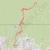 Trace GPS Jones Peak, itinéraire, parcours