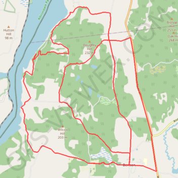 Trace GPS Gravel Bike Vermont, itinéraire, parcours