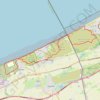 Trace GPS Dunes de Flandre, itinéraire, parcours