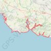 Trace GPS GR 34 : De Concarneau à Doëlan (Finistère), itinéraire, parcours