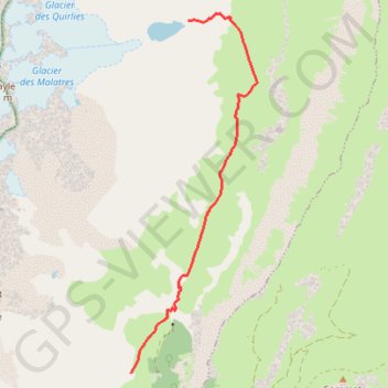 Trace GPS Lac des Quirlies, itinéraire, parcours