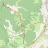 Trace GPS Trail au Pied du Grand Veymont - Saint-Agnan, itinéraire, parcours