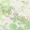 Trace GPS Autour d'Aurignac, itinéraire, parcours